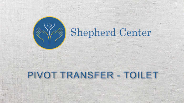 A video on Pivot transfer Toilet